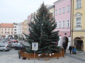 Vánoční jarmark na náměstí v Kroměříži
