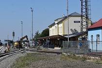 Rekonstrukce železniční stanice v Holešově se pomalu chýlí ke svému konci. 17.srpna 2022