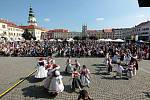 Dožínky Zlínského kraje na Velkém náměstí v Kroměříži; sobota 21. srpna 2021