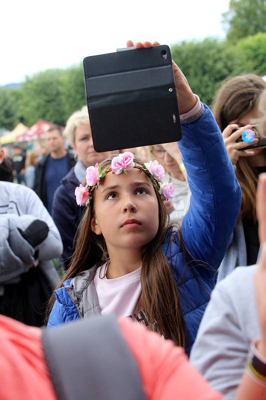 Festival Holešovská regata  2018 v zámeckém parku v Holešově.