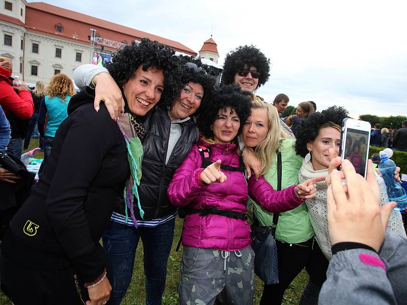 Festival Holešovská regata v zámeckém parku v Holešově.