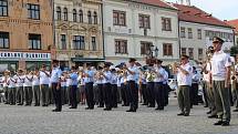 Mezinárodní festival vojenských hudeb na Velkém náměstí v Kroměříži 2019