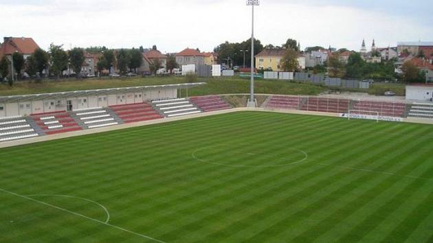 Stadion Jožky Silného v Kroměříži patří k nejlepším ve třetí lize.