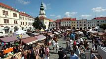 Dožínky Zlínského kraje na Velkém náměstí v Kroměříži; sobota 21. srpna 2021