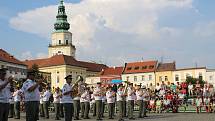 Mezinárodní festival vojenských hudeb na Velkém náměstí v Kroměříži 2019