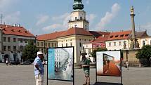 Kroměříž hostí výstavy pod názvem Města s dobrou adresou, kterou přivezla Asociace cykloměst.