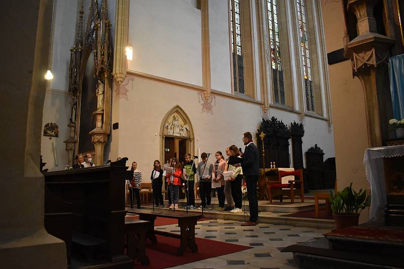 Noc kostelů - Kostel sv. Mořice v Kroměříži.