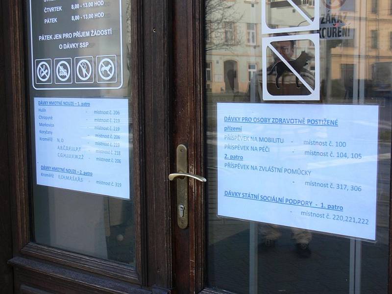 Sociální reforma se v roce 2012 týkala i pracovního úřadu v Kroměříži.