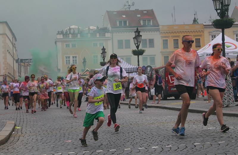 Vybarvený běh v Kroměříži