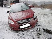  Dopravní nehoda mezi Holešovem a Třeběticemi. 