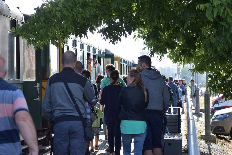 Oslavy 140 let dráhy na trati Kroměříž - Zborovice.