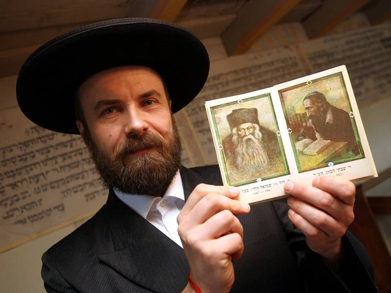 Studovna rabína Šacha v synagoze v Holešově.  Na snímku Vratislav Brázdil.