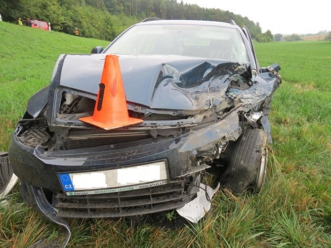 Dopravní nehoda u Koryčan.
