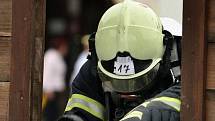 O titul nejtvrdšího hasiče soutěžili ve čtvrtek 9. září záchranáři v centru Kroměříže.