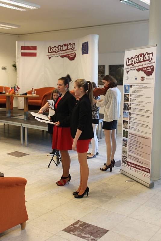 Lotyšské dny začaly v pondělí 12. května na kroměřížském Domě kultury: projekt má představit další ze zemí, které v daném období předsedají Radě EU.