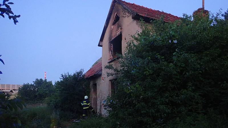 Ve Skašticích na Kroměřížsku v pátek ráno hořelo. 24.6.2022