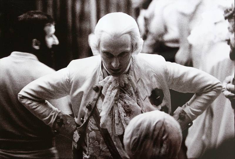 Výstava fotografií Petra Našice (1964) dokumentující natáčení filmu AMADEUS Miloše Formana v Praze 