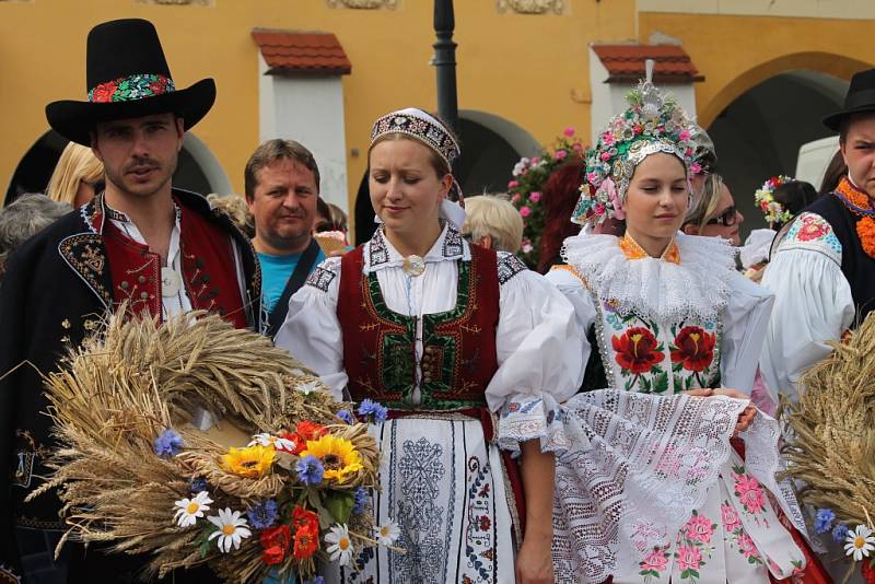 Krajské dožínky 2016 v Kroměříži.