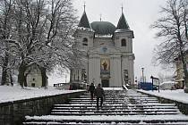 Zima na Svatém Hostýně. Ilustrační foto