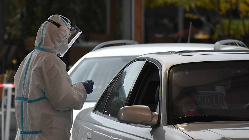 Druhé odběrové místo pro pacienty s podezřením na covid-19 v Kroměříži.