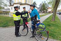 Policisté na Kroměřížsku kontrolovali chodce a cyklisty.