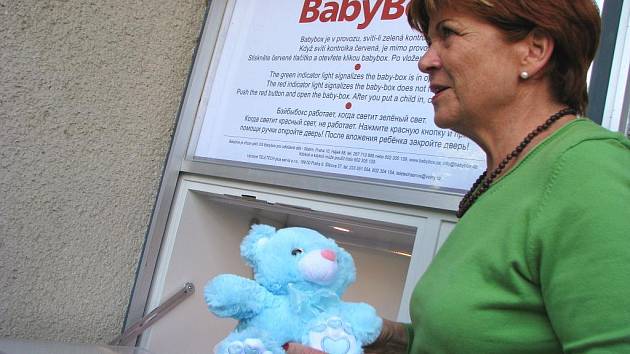 Babybox v kroměřížské nemocnici. Ilustrační foto