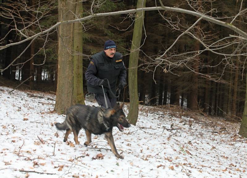 Cvičná policejní pátrací akce se uskutečnila 6. února v Hostýnských vrších.