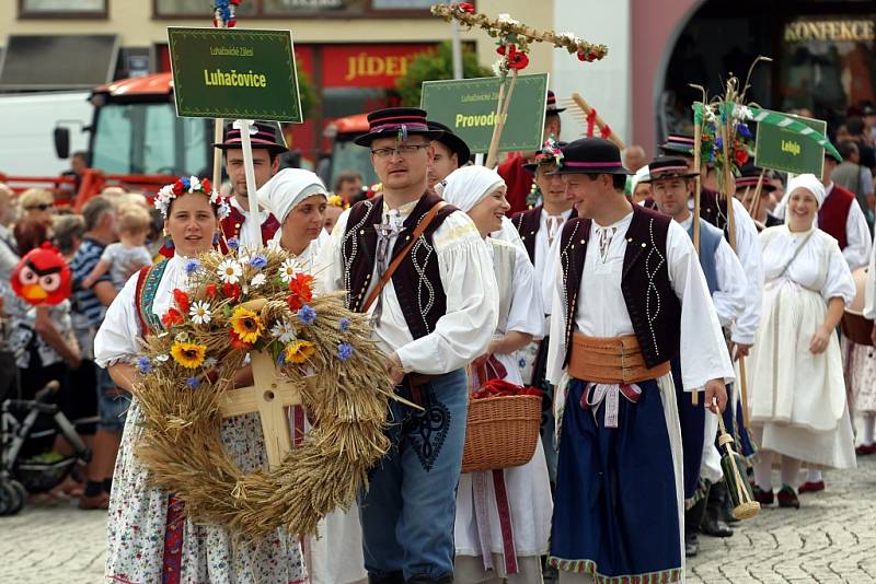 Krajské dožínky 2016 v Kroměříži.