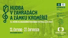 Festival Hudba v zahradách a zámku Kroměříž letos (2024) už po pětadvacáté.