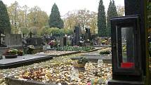 Dušičky na kroměřížském hřbitově