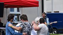 Koncert Standy Hložka v Domově pro osoby se zdravotním postižením Barborka v Kroměříži.