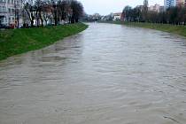 Řeka Morava v Kroměříži. Ilustrační foto