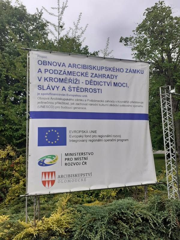 Podzámecká zahrada v Kroměříži, 15. května 2021