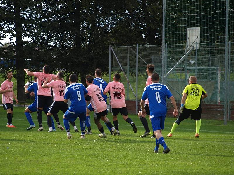 Zápas 6. kola I.B třídy, skupiny D, Skotnice - Stachovice 2:1, které se hrálo v Mošnově.