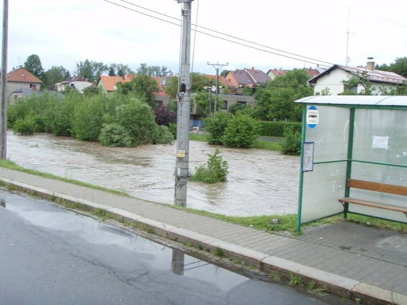 Následky přívalových dešťů na Novojičínsku. Žilina