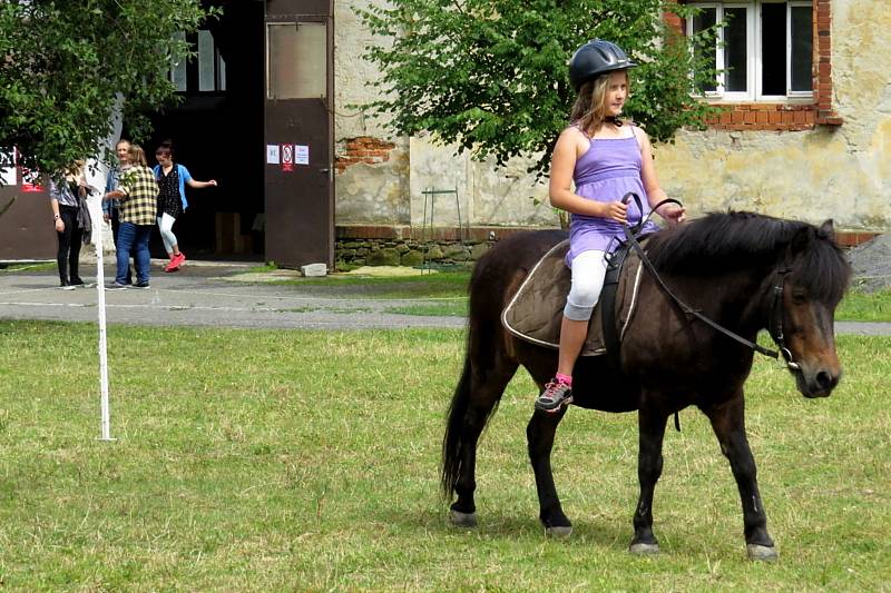 Country odpoledne u koní na Jarošově statku ve Studénce.