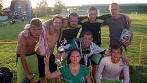 Vítězové turnaje v malé kopané, Memoriálu Karla Šmeidlera, v Hladkých Životicích. Tým 1. Chachaři CF 2007 Ostrava.