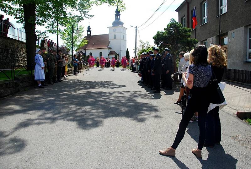 Oslavy 70. výročí konce 2. světové války v Libhošti.