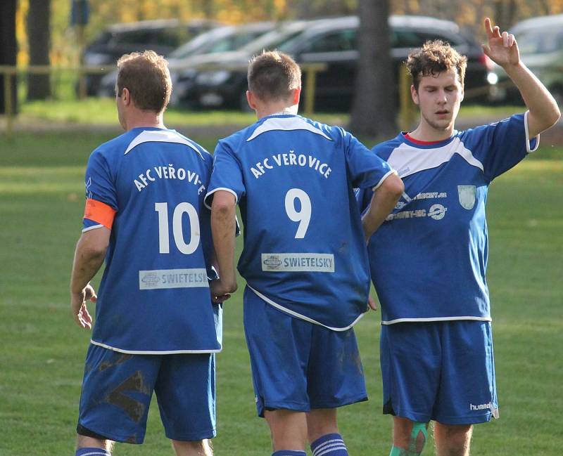 I. A třída, sk. B, 12. kolo: TJ Petřvald na Moravě – AFC Veřovice 1:0 (1:0)