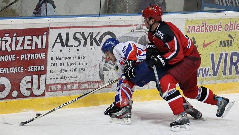 Hokejisté Nového Jičína na domácím ledě podlehli Prostějovu.