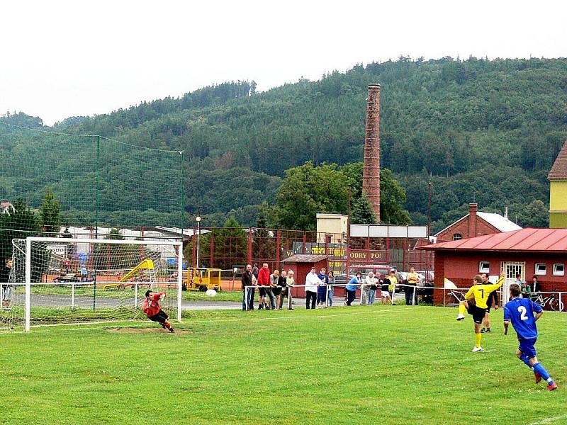 Zástupce I. A třídy, skupiny B z Přerovska přivítali v neděli 24. července na svém hřišti fotbalisté TJ Odry. S mužstvem FKM Opatovice, které hraje o stupeň vyšší soutěž, si vcelku v poklidu poradili.