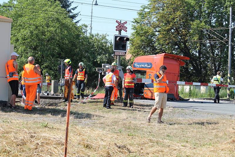 Tragická železniční nehoda pendolina ve Studénce 22. července 2015. 