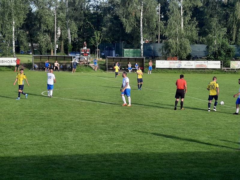 Zápas závěrečného 14. kola fotbalové I.A třídy, skupiny B, Libhošť - Jistebník 4:2.