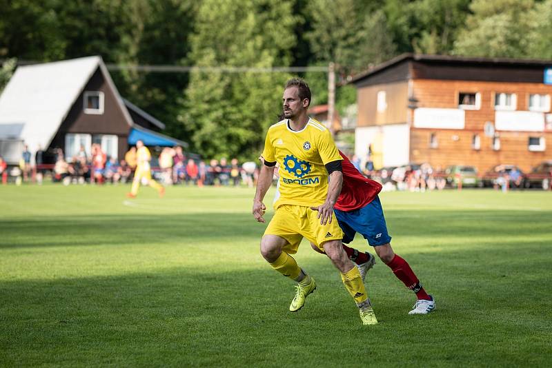 Zápas 26. kola I.B třídy, skupiny D, Ostravice - Tichá 0:1. Foto: SK TIchá