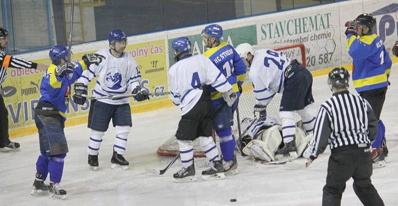 Krajská hokejová liga, 20. kolo HK NOVÝ JIČÍN B – HC STUDÉNKA 5:2 (2:0, 3:0, 0:2)