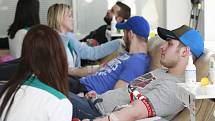 Hokejisté Kopřivnice darovali krev v Krevním centru Fakultní nemocnice v Ostravě-Porubě.