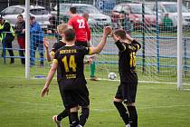 Zápas 19. kola fotbalové divize F Frenštát - Heřmanice 4:0.