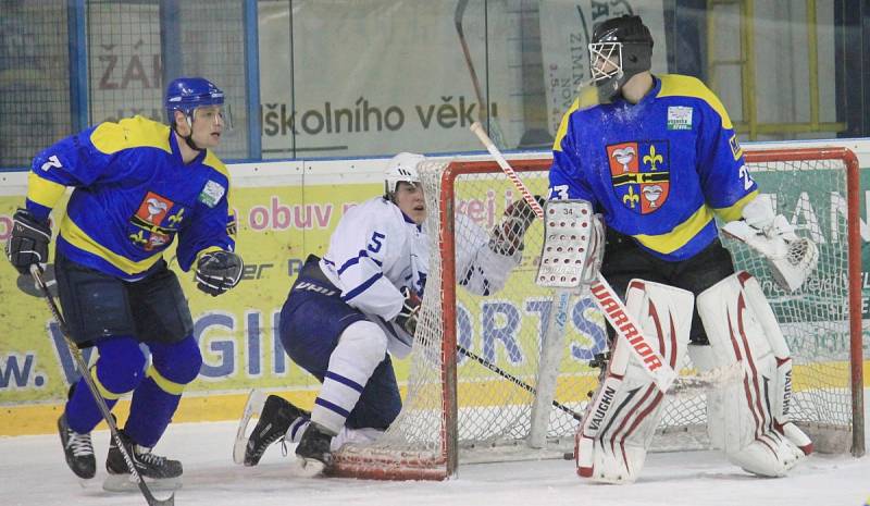 Krajská hokejová liga, 20. kolo HK NOVÝ JIČÍN B – HC STUDÉNKA 5:2 (2:0, 3:0, 0:2)