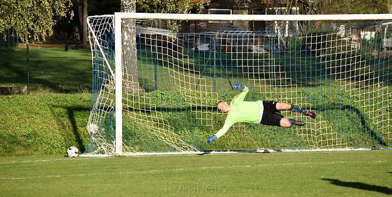 Zápas 10. kola fotbalové I.A třídy, skupiny B, Libhošť - Jablunkov 3:2.