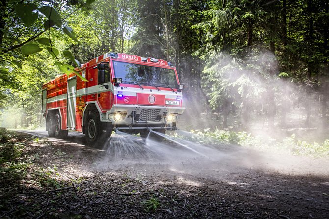 Hasišský vůz od firmy Tatra Trucks